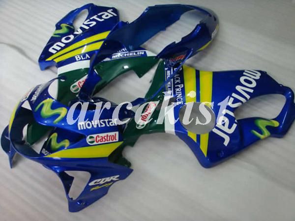 

новый abs мотоцикл полный обтекатели комплекты, пригодный для honda cbr600 fs f4 1999 2000 99 00 кузовостроение набор пользовательских темно