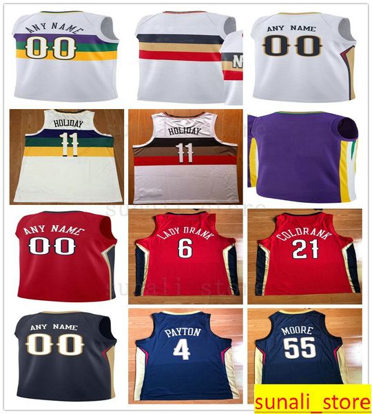 

printed nicolo 20 melli brandon 14 ingram lonzo 2 ball josh 3 hart jahlil 9 okafor frank 15 jackson kenrich 34 williams gray cheatham jersey, Black