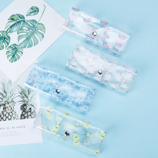 

transparent female creative cute hipster ins case case myopia glasses box cartoon children's myopia glasses box plastic pvc