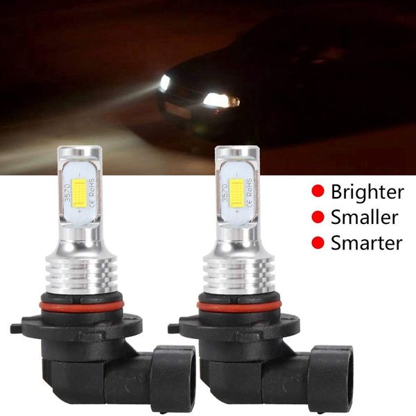 

fog lights 2pcs 9006 (hb4) bulbs led fog lamp car for car headlights 6000k 100w 1100lm accessories light bulbs for cars #ger
