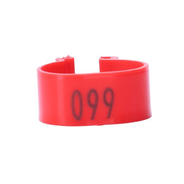 

практичные бутик-клипсы (100 / штука), 16 мм, пронумерованные от 001 до 100 для звонкой домашней птицы, такой как куры, утки и гуси