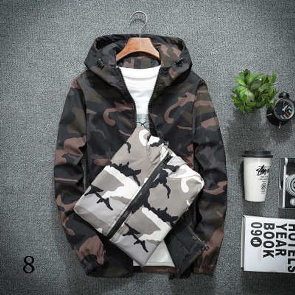 

mens deaigner jackets fashion camo pattern hoodies luxury casual mens clothes mens thin windbreaker 3 styles asian size m-5xl excellent one*, Black;brown