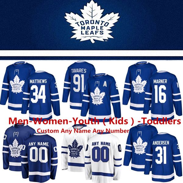 

toronto maple leafs jersey 16 mitchell marner hockey jerseys 19 jason spezza 31 frederik andersen morgan rielly william nylander jake muz, Black;red