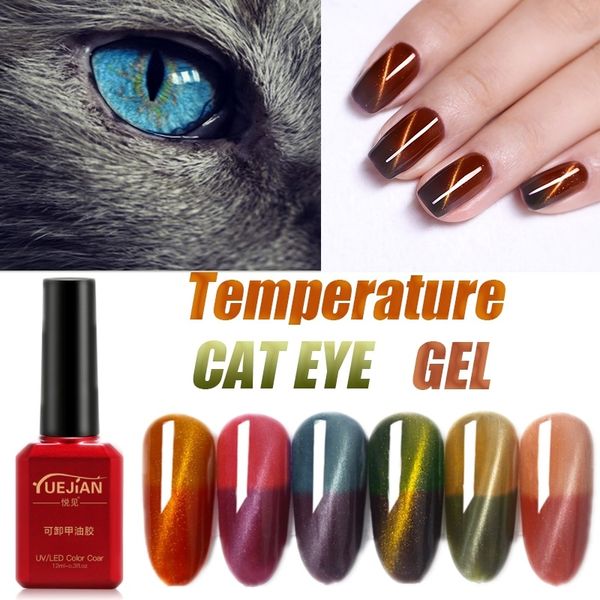 

cat eye glitter shinny nail gel polish magic diy nail art manicure strong magnetic effect soak off uv led gel varnish 12ml