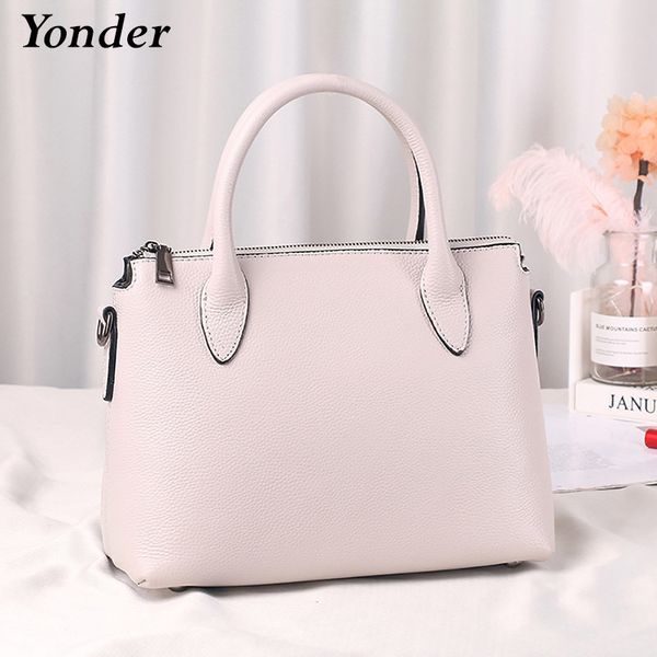

new arrivals 100% real genuine leather bag handbag women elegant fashion ladies hand bags crossbody shoulder bags 2020 red beige t200622