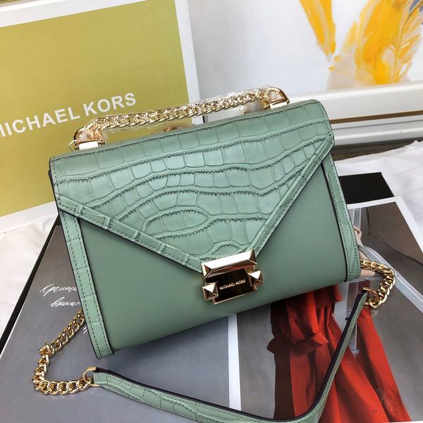 

2020 designer new women's bag shoulder messenger bag cowhide diamond chain bag fashion trend ing