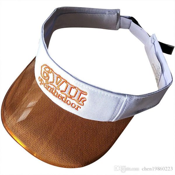 

harajuku ins прозрачной пустого цилиндра улицы шляпа женщина лето шляпы солнце вышивки нет верхней крышки козырька мужчину, Blue;gray