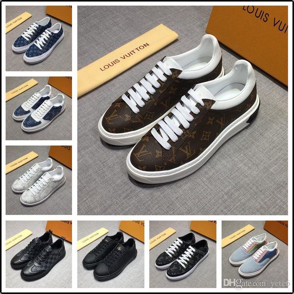 

21ff 2020 new spring luxury men white platform sneakers men casual flat shoes oxford ladies sneakers basket femme ballerina shoes yeye8, Black