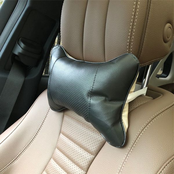 

2pcs car neck pillow perforating design case for maserati granturismo ghibli levante quattroporte