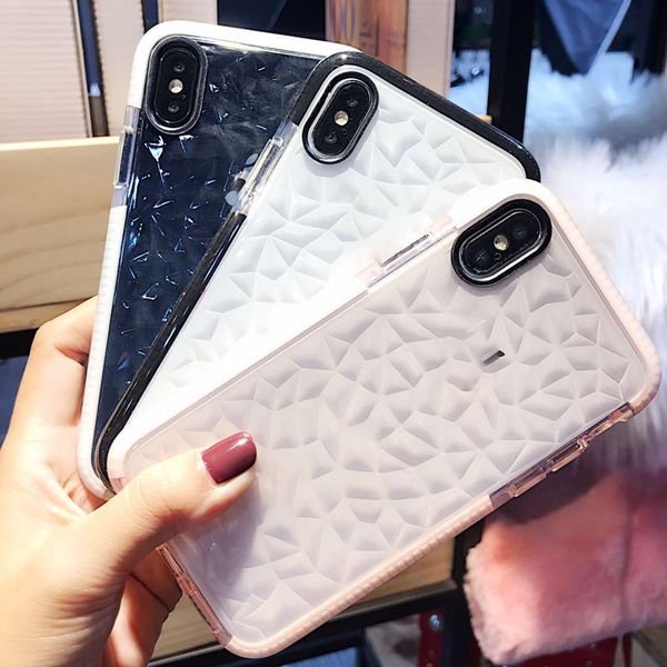 

clear diamond silicone case for iphone 6 6s 7 8 plus iphone x xr case cover