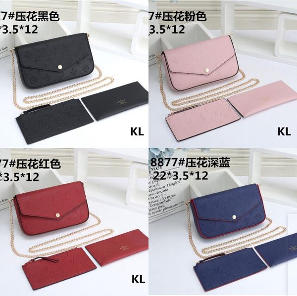 

designer shoulder bag brand female bag three-in-one design mini women's bag