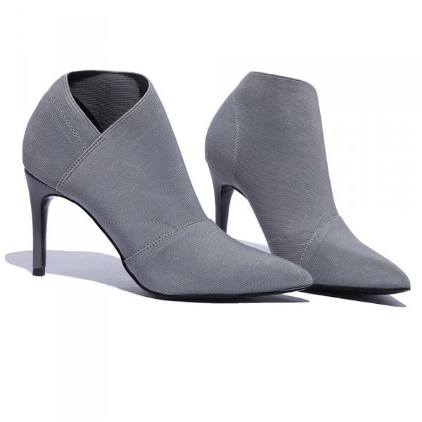 

fashion pointed toe high heels women shoes women autumn summer casual fitted female single fashion outwear shoes women, Black