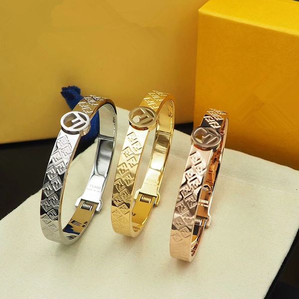

fashion designer jewelry men bracelets stainless steel jewelry love bangle multi-letter women cuffs bracelet brazaletes de hombre, Black