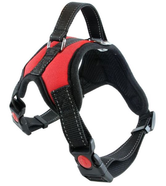 Pettorina per cani personalizzata senza trazione, pettorina per cani in nylon facile da camminare per camminare, pettorina riflettente per cani