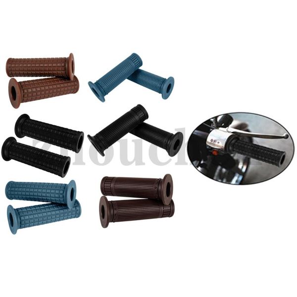 

motorcycle handlebar grips non slip rubber bar end thruster grip 22mm 24mm