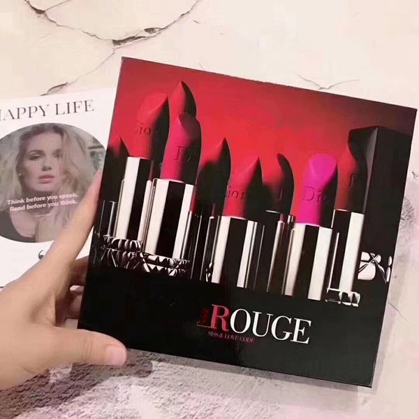 

brand 10in1 lipstick set blazing blue gold lipstick ten perfect lipstick lip cosmetics kit 10pcs lips beauty dhl free