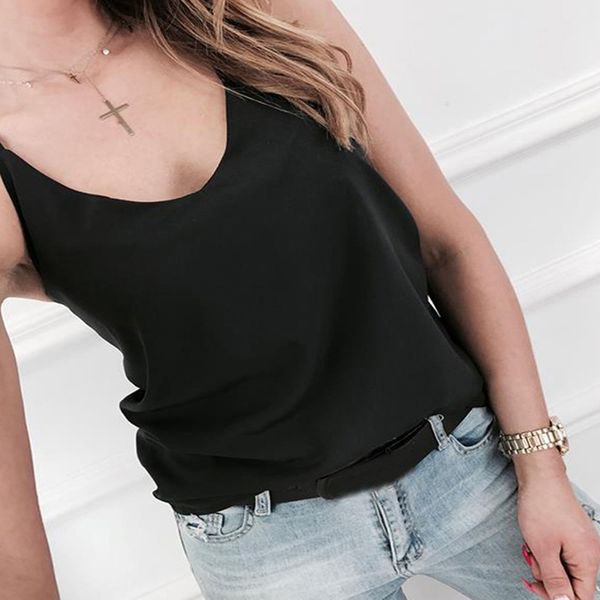 

casual thin light new women tank basic style women t-shirt sleeveless vest ladies clothing female slim tees, White