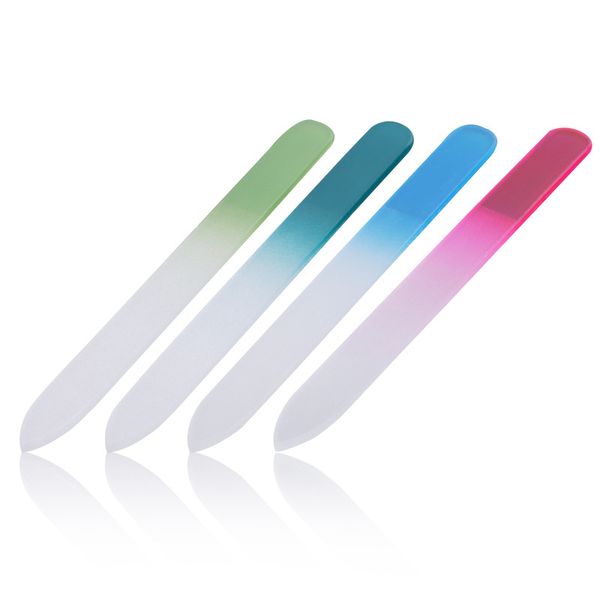 

3 pcs new nail file durable crystal glass buffer nail art manicure device tool file pro polishing sanding finger files