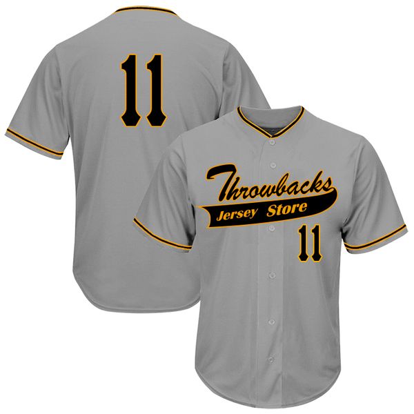 

Throwbacks Commemorative Jersey No11 Exquisite Embroidery High Quality Cloth Breathable Sweat Absorption Professional Jersey Production 2019