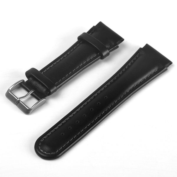 

watchband replacement wristwatch straps bracelet watchband 22mm adjustable fabala genuine leather for suunto x-lander, Black;brown