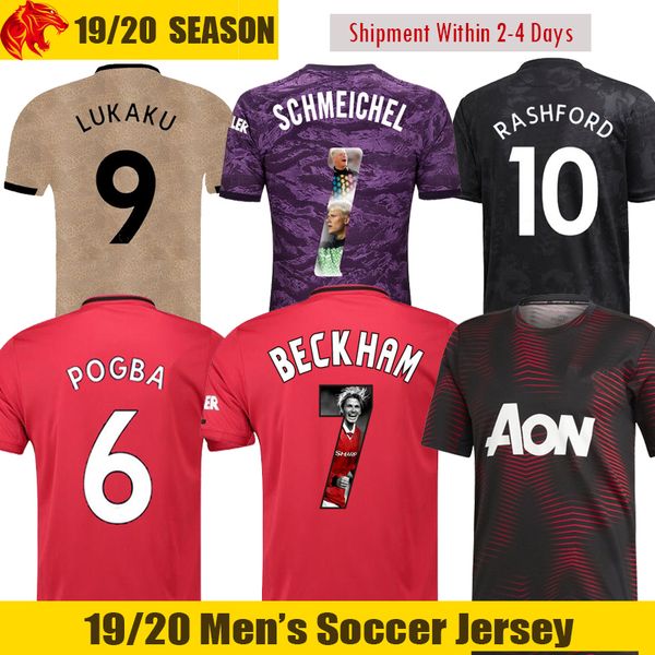 

19 20 Manchester POGBA Soccer Jerseys united 2019 2020 Man UTD ALEXIS Football Shirt RASHFORD Soccer Shirt DE GEA Goalkeeper Jersey