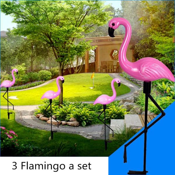 

декор для дома flamingo открытых солнечного света сад пейзаж сад двор путь лужайка солнечных панели открытого заземление освещение солнечных, Silver