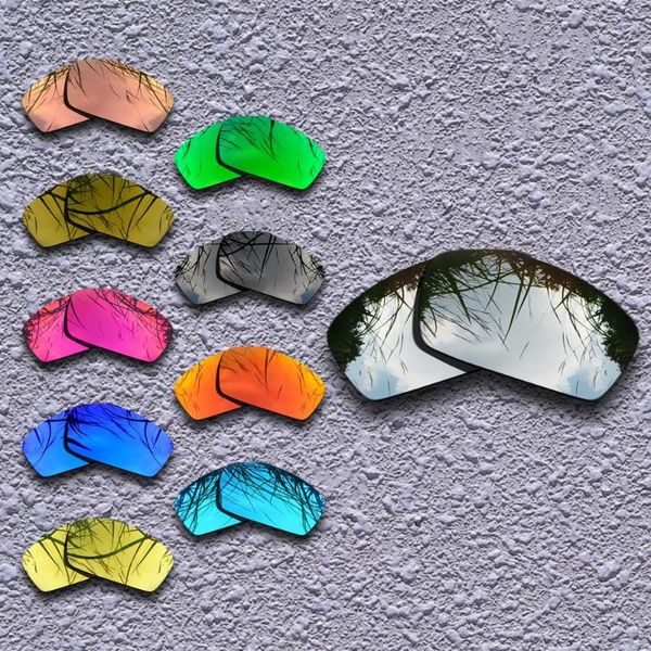 

2 pairs polarized replacement lenses for square whisker sunglasses - multiple choices