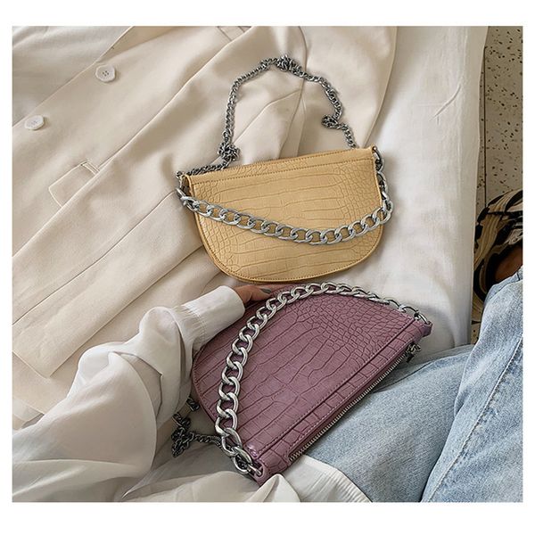 

alligator pattern chain crossbody bags for women 2020 sac a main femme designer shoulder bag female ladies handbags bolsos mujer