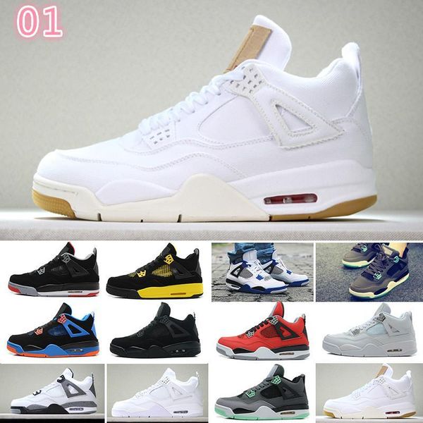 

wholesale 2019 new 4 4s men basketball shoes toro bravo cactus jack 2012 release white cement designer sport sneakers 40-47 3a