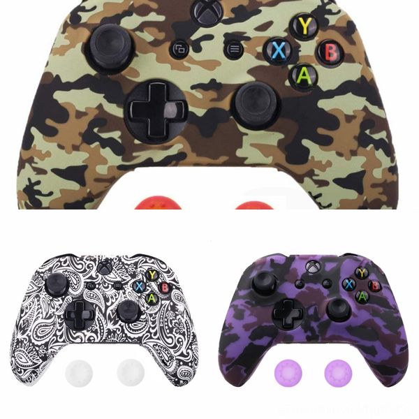 

yg0ck camouflage rubber silicone protective camo case skin cover sleeve for xbox one x s controller protector