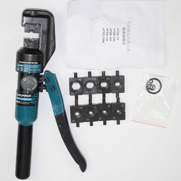 

yqk-70 hydraulic crimping tools cable crimping pliers 4-70mm2
