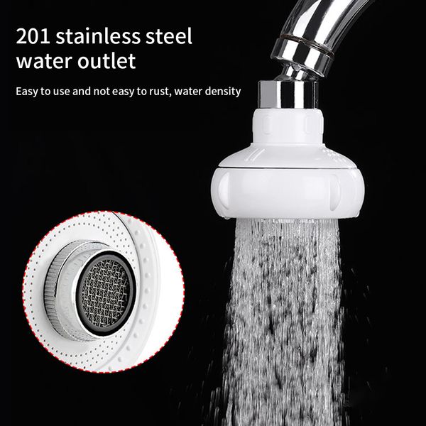 

360 degree water bubbler swivel head water saving nozzle tap adapter kitchen sprinkler saving device new