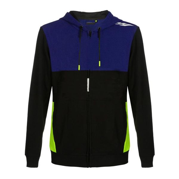 

2019 blue black moto gp 100% cotton hoodies for m1 factory racing team casual motorcycle riding sweatshirts jacket