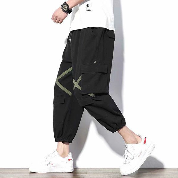 

MarchWind Brand Designer new fashion harem pants men's street style beam foot jogging pants men's casual loose harem pants men