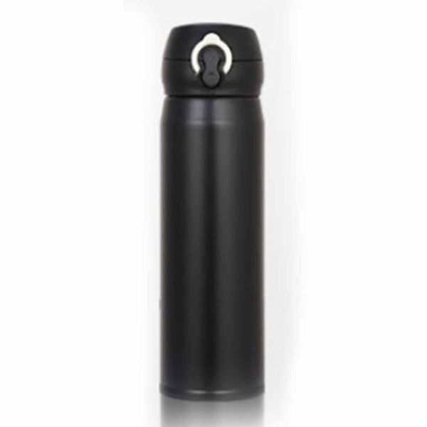 

vacuum cup 400ml stainless steel water bottle drinking bottle insulation cup warming keep pot solid color simple design