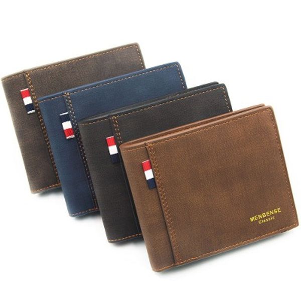 

pg77 men wallets famous brand pocket bag fashion luxury designer men pu leather wallets purses for men264d, Red;black