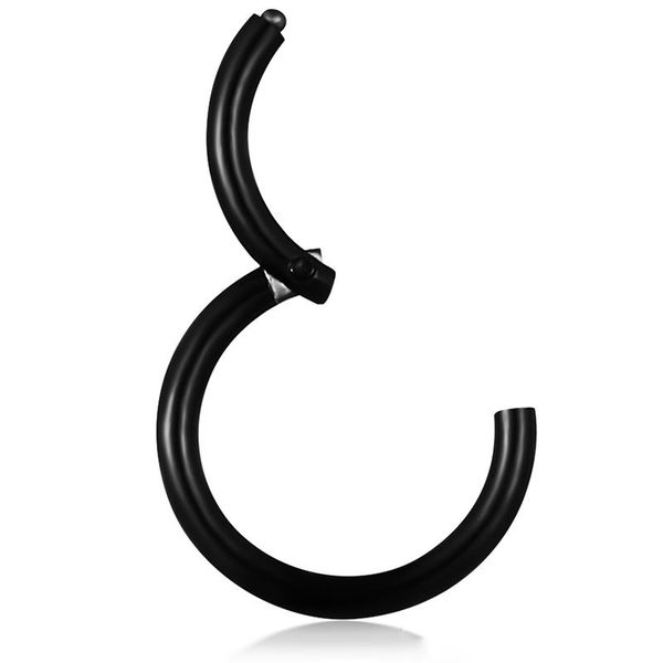 

stainless steel septum piercing nose hoop clicker ring 16g cartilage tragus retainer body piercing jewelry mix 60pcs, Silver