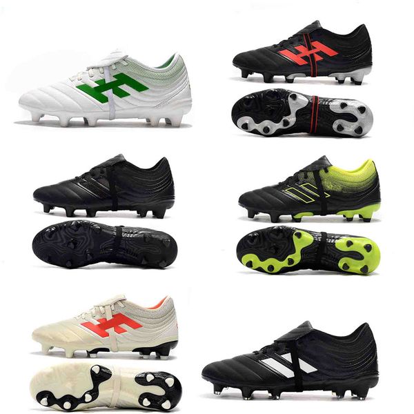 

2019 new mens copa 19+ 19.1 fg ag 19+x 19 slip-on champagne solar red soccer football shoes boots scarpe calcio copa cleats size 39-45