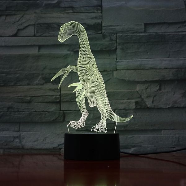 

3d lamp teenager christmas gift dinosaur dropshipping 2019 7 colors with remote atmosphere touch sensor led night light lamp