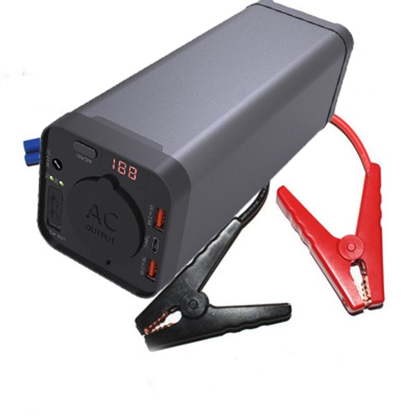 

110v 220v 150w big capacity car jump starter portable power station generator power supply station emergency backup machine