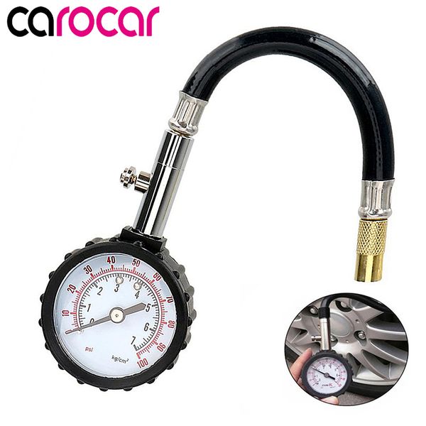 

carocar long tube auto car bike motor tyre air pressure gauge meter tire pressure gauge meter vehicle tester monitoring system