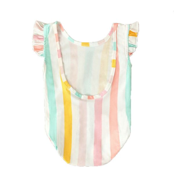 

children one piece colorful striped bathing suit toddler baby girl stripe bikini swimwear swimsuit swimming costume beachwear