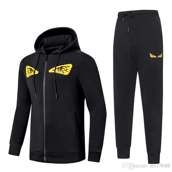 

De igner track uit men brand weat uit ee autumn men luxury track uit jogger uit jacket pant et porting uit print men cotton