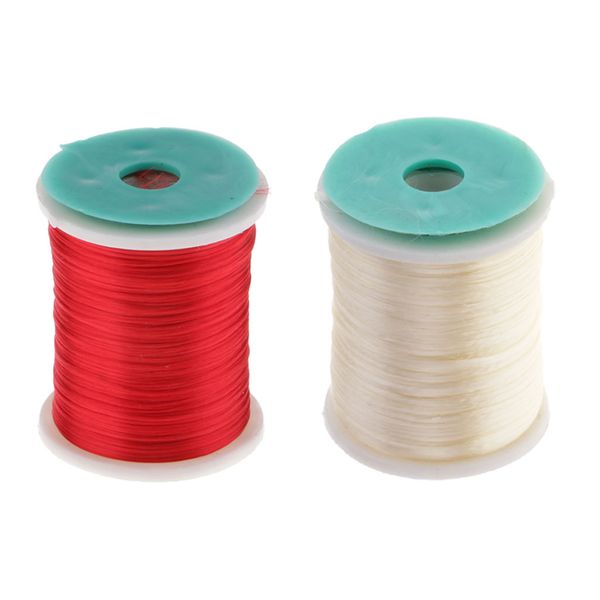 

2 spools high strength 210 denier fly fishing tying and jig tying threads