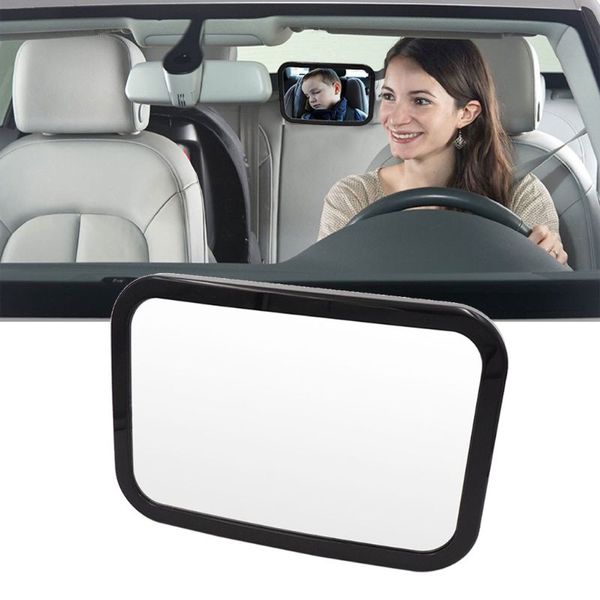 

adjustable wide car baby mirror rear seat view elastic band headrest infant care kids safety monitor interior decor