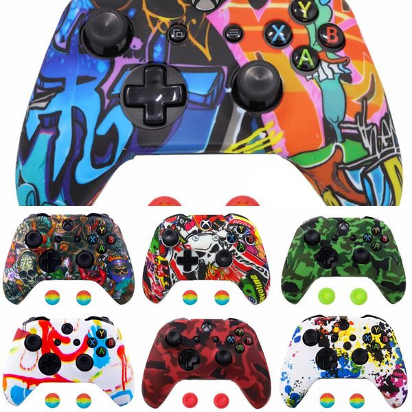 

zxopb protective cover gamepad sleeve case analog thumb grip stick cap soft silicone skin waterproof xbox for controller anti-slip