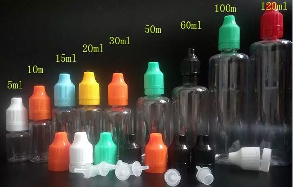 

5ml 10ml 20ml 30ml 50ml empty oil bottle pet plastic dropper liquid bottle with proof cap storage sample bottle hh7-952