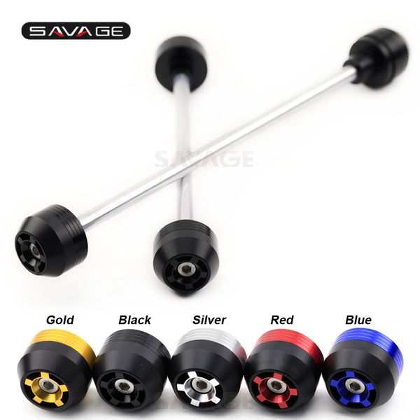 

front rear axle fork crash sliders for zx-6r zx6r ninja 2003-2016 motorcycle accessories wheel protector cnc pom