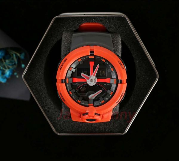 

Top quality men's sports relogio watches chronograph Waterproof wristwatch military watch digital watchwith box