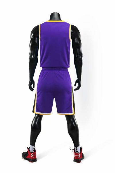 

discount men training basketball sets with shorts uniforms reversible basketball jerseys for that home and away look kits sports 17-10, Blue;black